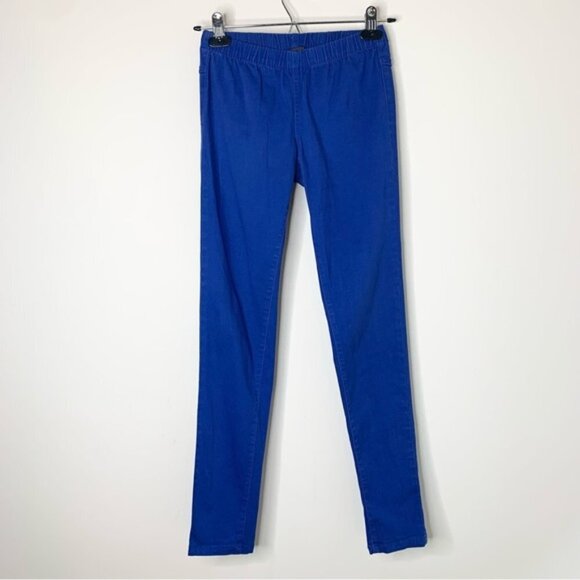 ONLY Skinny ankle Leg Jeggings Coloured Jeans Elastic waistband Cobalt Blue XS - Picture 4 of 13